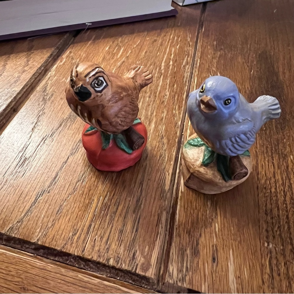 Vintage Duncan Enterprises Bird Figurines Set 1976